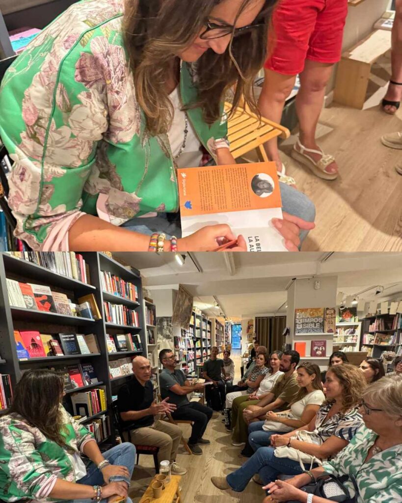 “Presentación de La belleza de la ausencia con Julieta París en Barcelona”